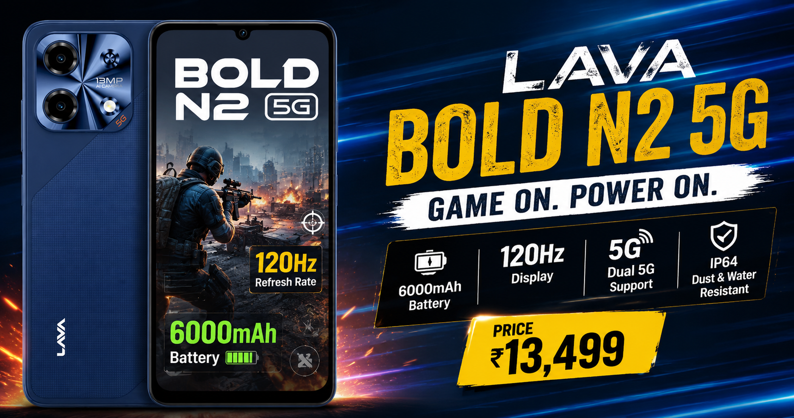 Lava Bold N2 5G